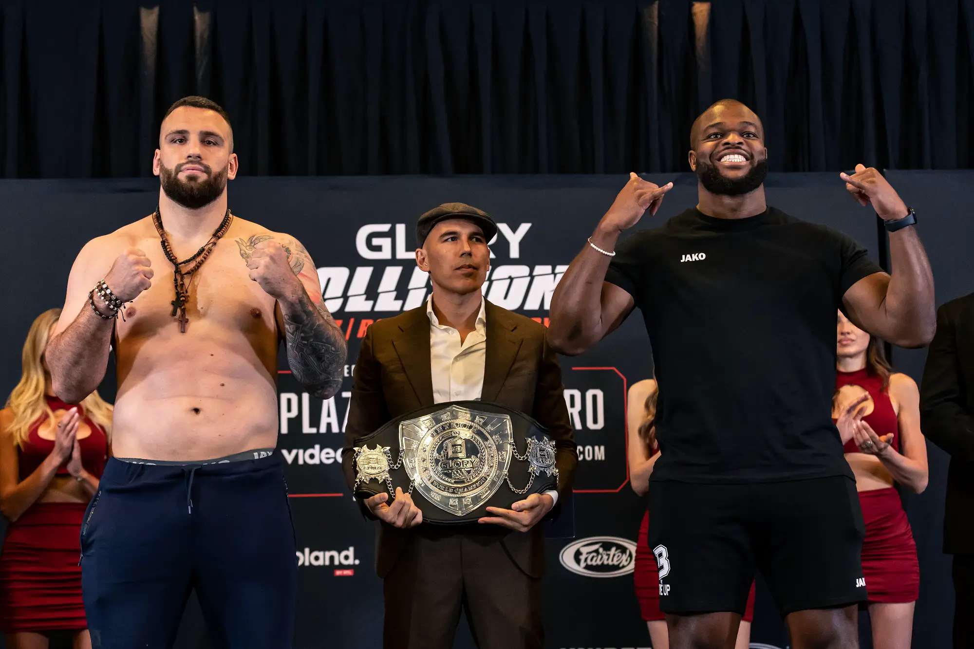 Four Title Fights to go Ahead - GLORY Collision 5 Weigh-ins